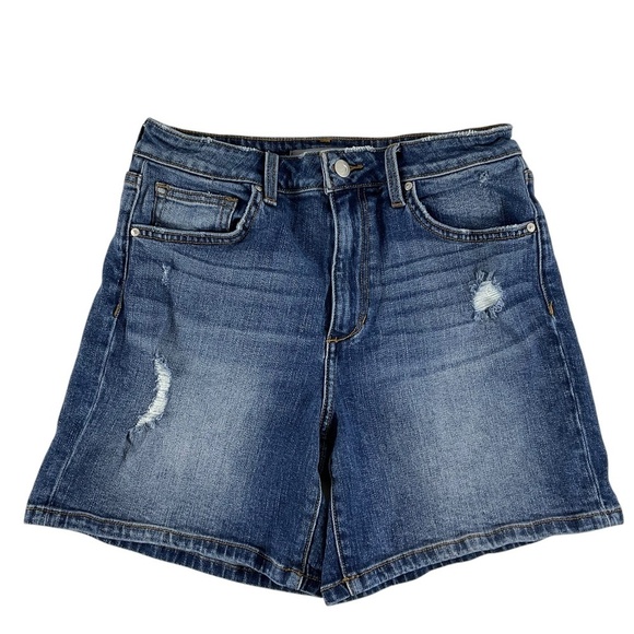 Joe’s Jeans Distressed Denim Jean Shorts  Size 27  Mid-rise - Picture 1 of 9